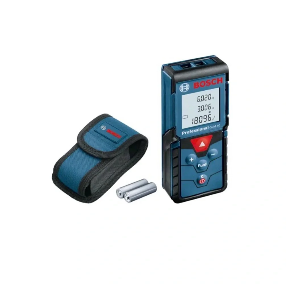 BOSCH Model GLM 40 Blaze 135ft Professional Laser Measuring Tool and Case - Picture 11 of 11